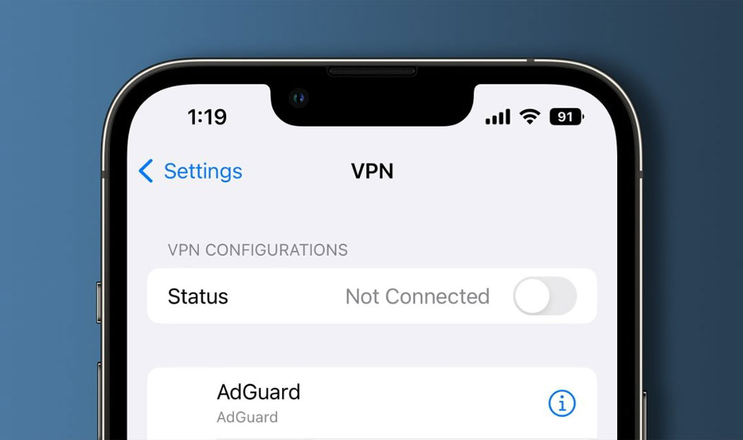 step1 install vpn iphone